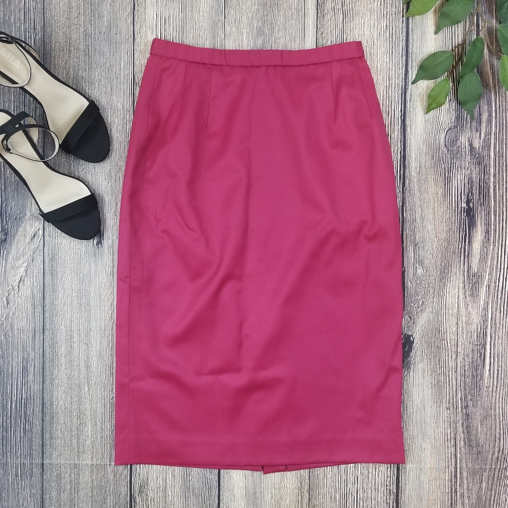 Pendleton Wool Pink Pencil Skirt